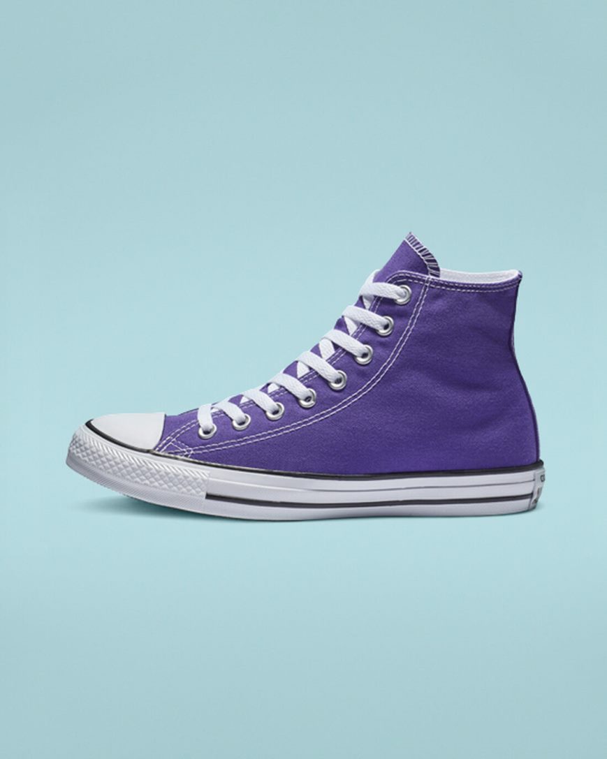 Women's Converse Chuck Taylor All Star Classic High Top Shoes Purple | AU 41638P